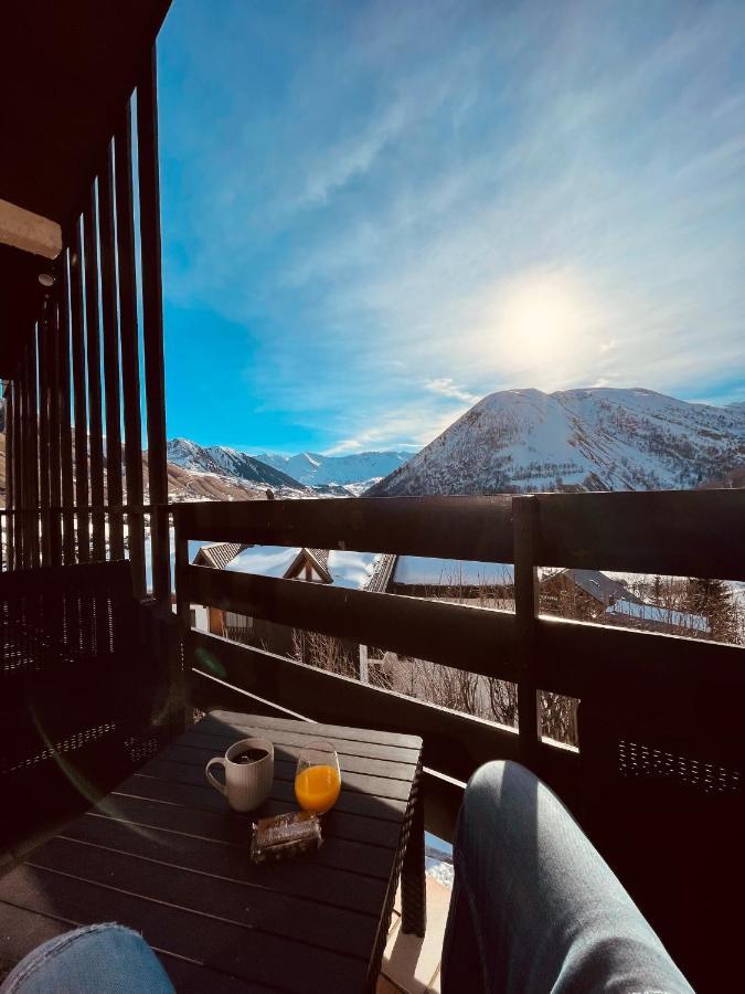 Appartement Plein Sud Cosy 6 Personnes Tres Bien Equipe ,Vue Splendide, Terrasse, Spacieux,Bien Situe, Randonnees,Ski Saint-Sorlin-dʼArves エクステリア 写真